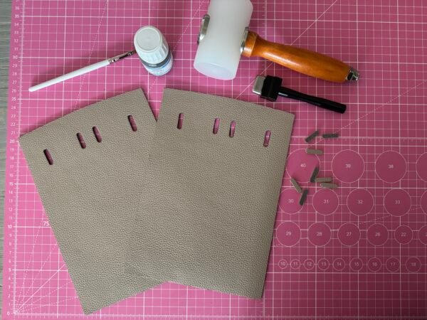 Handtas - echt leder "Birkin 30" replica