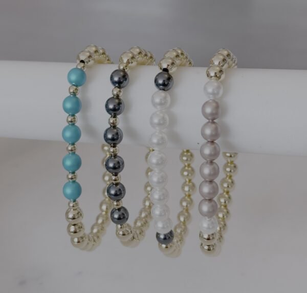Armband met glasparels
